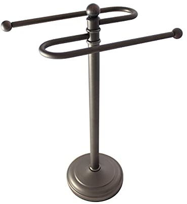 Formosa Design Hardware Freestanding Towel Holder for Bathroom Vanity Countertop (Oil Rubbed Bronze)