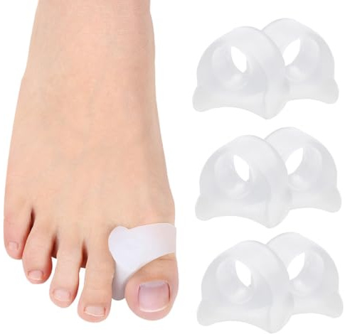 Misorita Toe Separators to Correct Your Toes 12 Pcs, Big Toe Spacers for Overlapping Toes Bunions Hammer Toe Relaxation Restore Toes to Their Original Shape, Toe Straighteners Toe Support