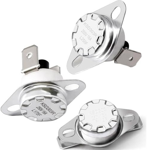 Criditpid SRV230-1220, 230-1960, SRV230-1290 Snap Disc switch for Heatilator CAB50, PS35, PS50 Pellet Stoves, High/Low Limit Heat Sensor for Heatilator Eco-Choice Pellet Stoves