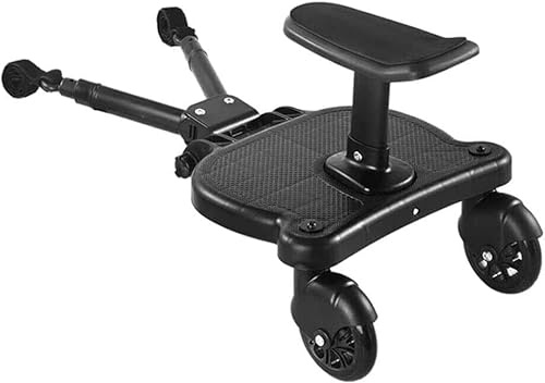 BLUEBRIT Buggy Stroller Board with Seat - Innovative Pram Accessory for Kids - Ultimate Ride-Along Solution, Offering Unmatched Safety and Versatile 2-in-1 Stand or Sit Capability