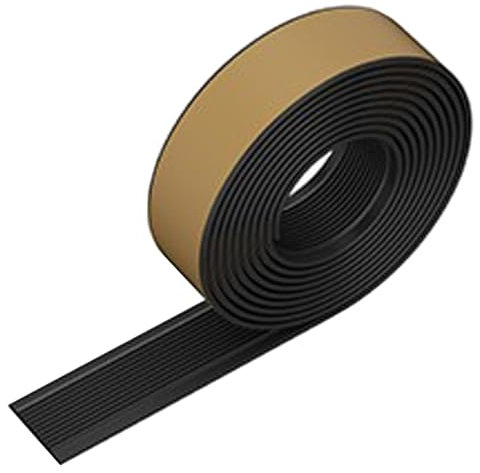Treppenkantenprofil Schwarze Treppenkanten-Stufenstufe Aus Vinyl, Rutschfeste Selbstklebende Treppenkantenkante, Treppenkantenschutz Für Den Innen- Und Außenbereich(LxW 5mx6cm/16.4ftx2.36in)