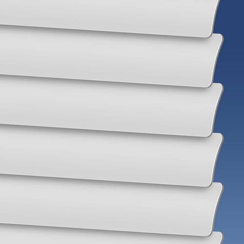 Bianco Opaco Oscurante in Alluminio,Veneziana in Alluminio,Visibilità,Protezione dalla luce e ai Raggi Solari,Per privacy,Personalizzabile (65×110cm)