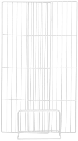 Separador Metálico de Refrigerador de Hierro Ajustable 32-34cm | Organizador Blanco para Congelador y Nevera, Optimiza Espacio, Uso Simple, Multipropósito