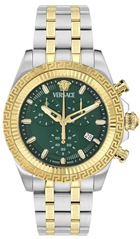 Versace Herren Chronograph Quarz Armbanduhr Fornax