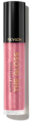 Revlon Lip Gloss, Super Lustrous The Gloss, Non-Sticky, High Shine Finish, 301 Rose Quartz