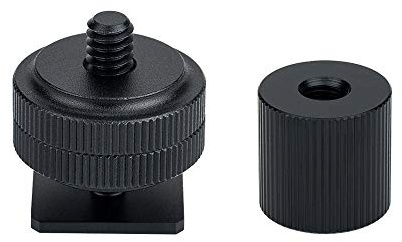 Metall-Blitzschuh-Adapter für DSLR-Kamera-Rig, mit 1/4-Zoll-20-Schraubenmutter für Magic Arms
