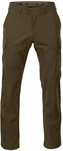 Härkila Retrieve Hose mit HWS® Membran - Wasserdichte Jagdhose für Herren traditionell - Klassische Hose für Jäger mit außenliegenden Taschen und Echtlederdetails, Größe:52