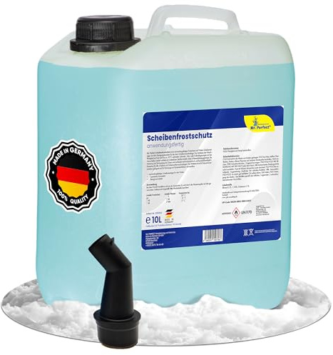 Mr. Perfect Scheibenfrostschutz Konzentrat 10L – Hocheffektiver Scheibenwasser Frostschutz bis -30°C - Sofort einsatzbereit - Absolut schlierenfreie Reinigung – Angenehmer Citrusduft