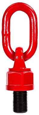 Vite ad occhiello rotante a 360 gradi M16*20, golfare per carichi pesanti M16, golfare meccanico con filettatura esterna, utilizzato in progetti portuali, energetici, in acciaio, di costruzione navale
