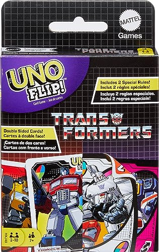 Mattel Games UNO Flip! Transformers