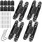 Polar Tangro Unsichtbare Scharniere, verdecktes Türscharnier – 17,8 cm, robuste Zinklegierung, 3-fach verstellbares Scharnier, 180 Grad schwenkbar, verdecktes Scharnier, 17,8 x 7,1 x 2,5 cm (4