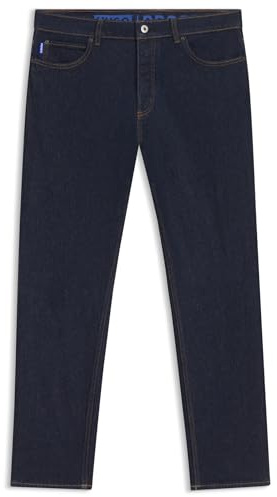 HUGO Hommes Brody Jean Tapered en Denim Stretch Bleu foncé
