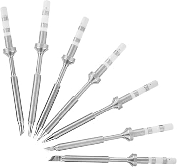 7 Arten Mini-Lötkolbenspitzen aus Edelstahl, Ersatz-TS100-Lötkolbenspitze für TS100-Lötkolben (Complete set of 7 pieces (no price limit on)