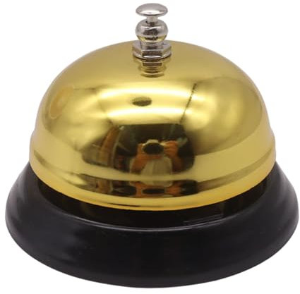 Campanello di servizio | Campanello di chiamata di servizio bar da scrivania | Campanello portatile | Campanello da reception per uffici, hotel, | Campanello di servizio per cucine, scuole e banconi