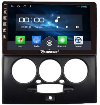 Quad Core 4G+64G Car CarPlay Android Auto 9 IPS Display Navigation Stereoanlage Touchscreen Haupteinheit Pad Tablet Rückfahrkamera GPS Radio Media Player für Kia Pride MT