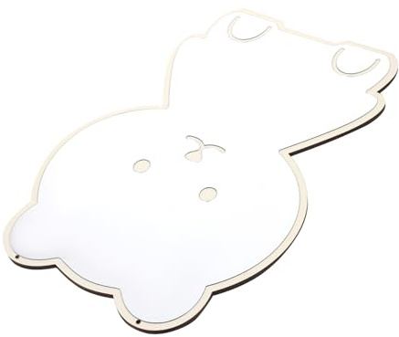 Holibanna Wandspiegel Bär mit Dekorativer Spiegel für Kinderzimmer Nordic Style Wanddeko Praktischer Schminkspiegel Exquisites für Babyzimmer und Wohnräume