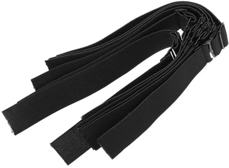 SHERCHPRY 6stücke Verstellbare Perückenbänder Elastische Haarbänder zum Nähen von Perückenkappen Perückenbänder mit Verstellbarem Gummiband für Verschiedene Kopfgrößen