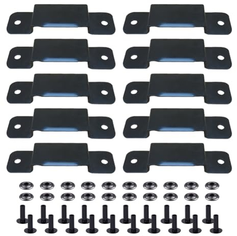 10 Pcs Metal Tape Measure Belt Clips Tool Belts Tape Measure Holder Wall Measuring Tape Holders Belt Clip Measuring Tape Holders Tapes Measure Holster Clip Tool Bag Hanger Clip with 20 Pcs Rivets