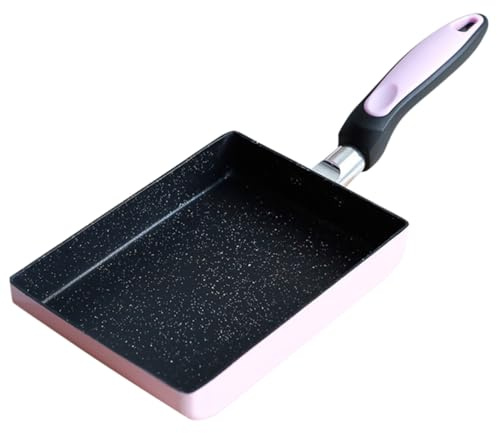 Hemobllo Poêle à Tamagoyaki Carrée Japonaise Poêle à Frire Antiadhésive Ustensile De Cuisine Polyvalent
