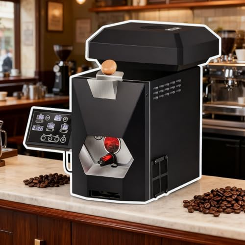 Professioneller Kaffeeröster – Neuer elektrischer für Zuhause (200 g) | Optimiertes Rauchmanagement & Aromaentwicklung