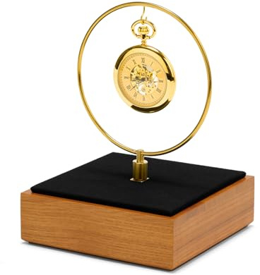 Oirlv Taschenuhr Präsentationsständer aus Holz,Uhrenständer,