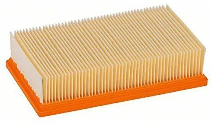 M&M Smartek 1x Flachfaltenfilter für Kärcher NT 25/1, 35/1, 45/1 & 55/1 | Papierfilter mit ca. 24 x 14 x 5,7 cm für den Trockenbetrieb; passgenau eingesetzt und ohne Werkzeug schnell gewechselt.