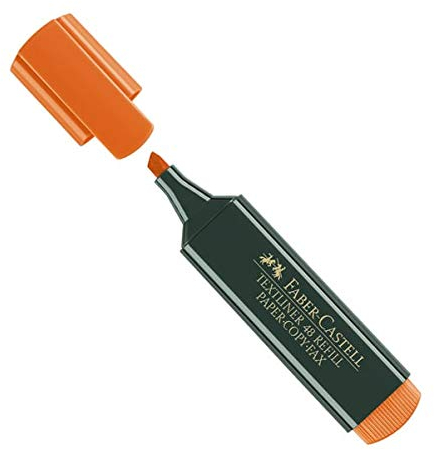 Textliner 48 - orange - Faber Castell Textmarker 10 Textmarker