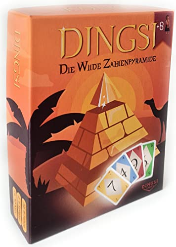DINGSI - Die Wilde Zahlenpyramide - das Kartenspiel für Jung und Alt - Spieleabende mit Freunden & Familie