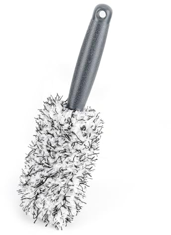 JSMTKJ Microfaser FelgenBürste, Felgenbürste Alufelgen zur kratzfreien, Profi Auto Reinigung Felgenreinigungsbürste Für Hochwertige Felgen