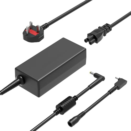 HSXIRQA 65W AC Charger Fit for Acer Aspire 5/3/1 Series A315 A515 A314 Aspire V3 V5 V7 E1 E3 E5 E11 E14 E15 E17 ES1 F15 S5 S7 R3 R5 R7 M5 F5 Laptop