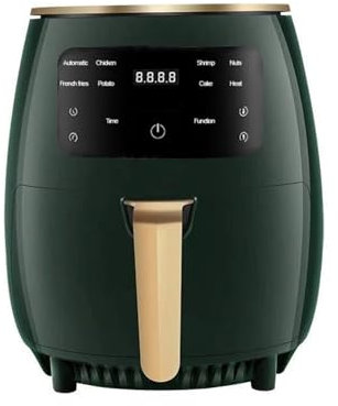 Food essentials and family helpers Intelligent air Fryer Oil-free electric fryer Multi-functional oil-free electric air fryer Intelligent oven 110V/220V 4.5L 1400W Smart assistant Enjoy life (Color :