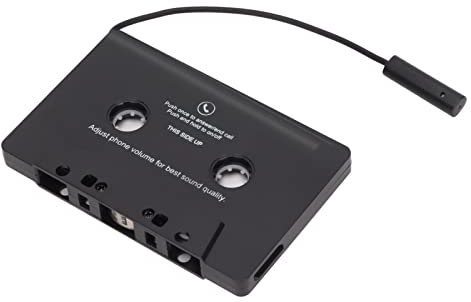 5.0 Car Tape Receiver, Wireless Music Adapter with Built-In Lithium Battery, for Home Car Stereo