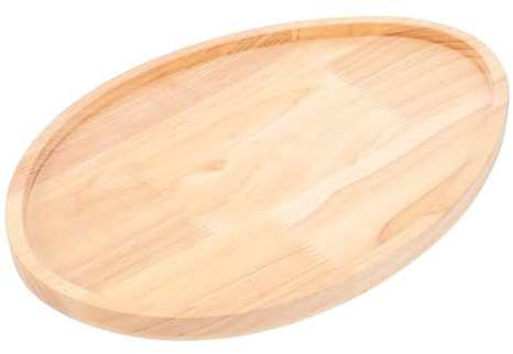 ULTECHNOVO Planche À Charcuterie Rustique De Pâques, Plateau De Service En Bois En Forme D'œuf, Planche À Découper En Bois, Assiettes À Apéritif De Pâques Pour Présentation De Fête,