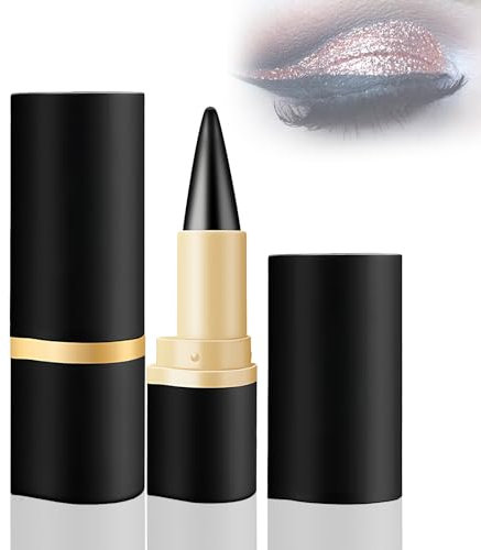 KAIYAYA 2 pezzi 2 Pezzi Matita Occhi Matte Quick,Occhi 24 Ore Automatica Waterproof Eyeliner Matita Occhi Morbida,Dry Eyeliner Waterproof Impermeabile Opaca Rapida,Gel Trucco Penna Non Macchia（nero）