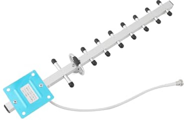 WSOLDMA Antenna Yagi 13dBi 5G 5280-5850MHz N presa esterna + prolunga RG58 per telefoni cellulari GSM UMTS walkie-talkie (solo antenna)