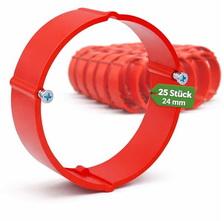 Elektro Butler Putzausgleichsring 60 mm – Ausgleichsring für Unterputzdosen und Hohlwanddosen – Kunststoffring für Gerätedosen (25 x Putzausgleichsring - 24 mm)