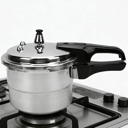 Luocute Pentola A Pressione, Pentola Ad Alta Pressione In Lega Di Alluminio Da 3 Litri Con Design Antideflagrante, Grande Capacità Per Fornello A Gas Fornello Elettrico A Induzione
