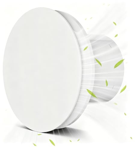 4 Inch 100mm Silent Bathroom Extractor Fan with Timer, 95m³/h High Airflow, <34dB Low Noise, Backflow Flap, IPX4 Waterproof & Easy Install for Bathroom, Kitchen, Toilet