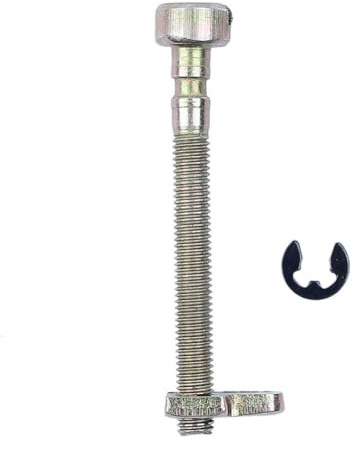 Auratrove Kit de tornillos de ajuste de tensor de cadena, repuesto de metal para motosierras 530016110 530015826 530069611, pasador de barra para una fácil instalación
