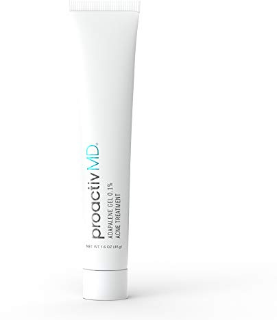 ProactivMD Adapalene Gel Acne Treatment, Paraben Free, Prescription Strength Retinoid For Face and Body Acne, .1% Solution, 1.6 Oz