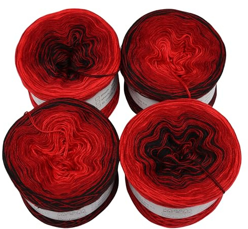 Farbverlaufsgarn Cupcakes - CUP014 Gesamt 280g 3Fädig 4X 350m Wolle bobbel Colour Gradient Farbverlaufsgarn Cupcakes - CUP014 Gesamt 280g 3Fädig 4X 350m Wolle bobbel Colour Gradient