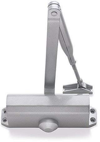 2X Size 3 CE Door Closer Fixed for Fire Doors - Silver