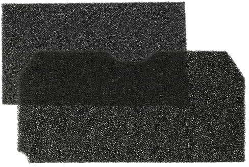 vhbw 2x filters (1x filter mat, 1x sponge filter) compatible with Grundig GTK 4749, GTK 4759 Replacement Filter Set