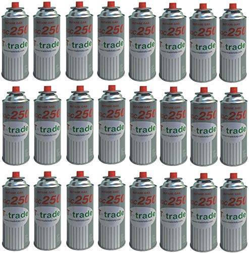 ALTIGASI 24 pièces – Cartouche BOMBOLETTA Gaz GPL 250 g Art. KCG250 Idéal fer à souder pour cannelle ou poêle à bistro compatible cp250 ou Brunner
