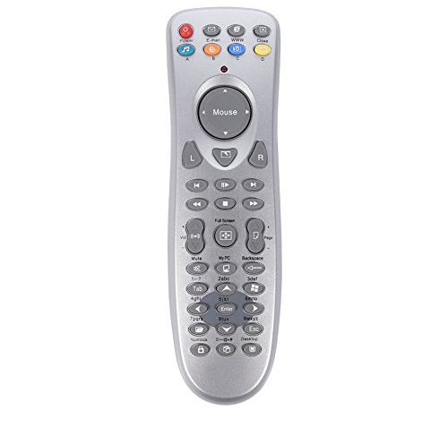 Portable Remote Control, 10 Meters Mouse Keyboard Remote for Pc Laptop, with 4 Customized Program Shortcuts & IR Receiver Support for Windows