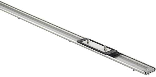 ACCURIDE DA0115-0120RCH Linearführungsschiene DA0115 mit 12 Befestigungslöcher, Schiene 1200mm Aluminium, Silber