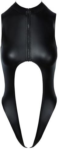 Cottelli Lingerie Body Ouvert, Schwarz, XL