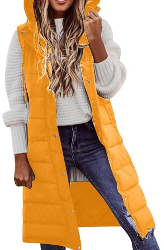 Cyber of Monday Prime Deals Longline Puffer Gilet Womens Vests Size 20 Black Sleeveless Jacket Ladies Softshell Jacket Ladies Body Warmer Size 18 Chunky Knitting Patterns Daily Deals