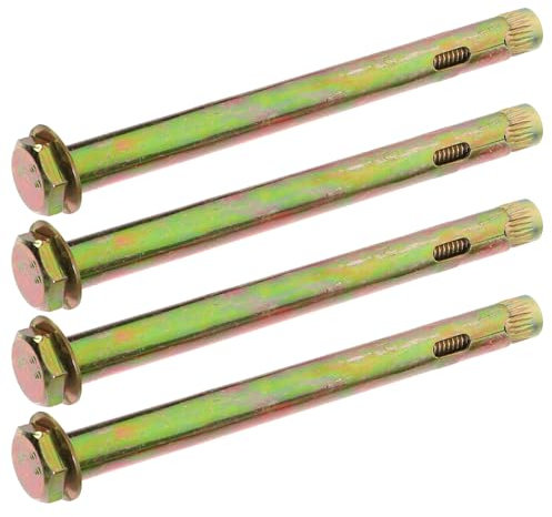 HOMSFOU 4piezas Anclajes De Hormigón Anclajes De Carbono Resistentes Fije Elementos Pesados Interiores y Exteriores