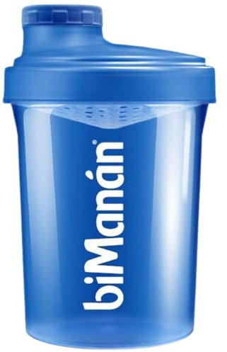 BIMANAN Shaker 500 ml - Mezclador de Batidos con Colador Integrado; Fácil de Usar; Óptimo para Batidos Sin Grumos